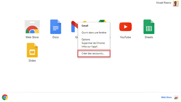 Gmail sur Windows 10